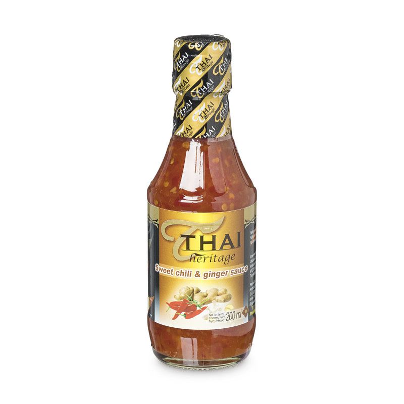 Foto van Thai hertiage zoete chili & gember saus - 200 ml