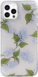 Foto van Bluebuilt blue garden soft case apple iphone 12 pro max back cover transparant.