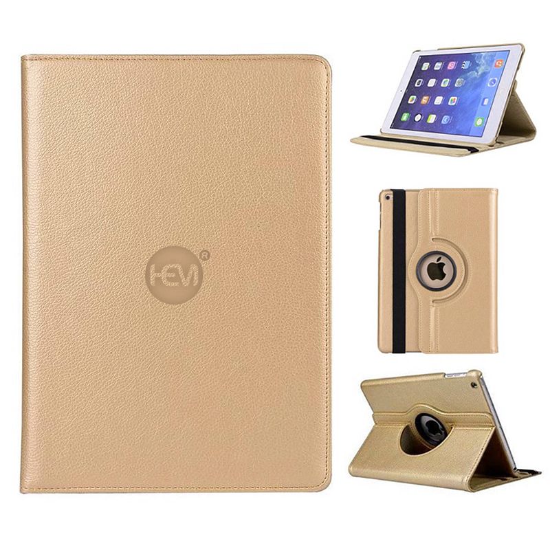 Foto van Ipad mini 1/2/3 - gold - 360 graden draaibare hoes - ipad hoes, tablethoes