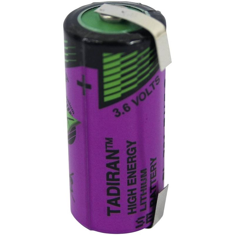 Foto van Tadiran batteries sl 761 t speciale batterij 2/3 aa u-soldeerlip lithium 3.6 v 1500 mah 1 stuk(s)