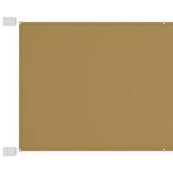 Foto van Vidaxl luifel verticaal 140x600 cm oxford stof beige