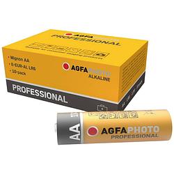 Foto van Agfaphoto professional aa batterij (penlite) alkaline 1.5 v 10 stuk(s)