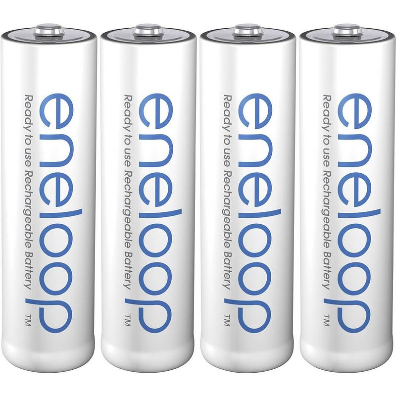 Foto van Panasonic eneloop hr06 oplaadbare aa batterij (penlite) nimh 2000 mah 1.2 v 4 stuk(s)