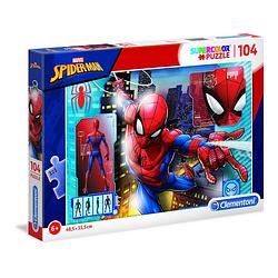 Foto van Clementoni supercolor spider-man legpuzzel 104 stukjes