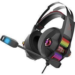 Foto van Berserker gaming eikthyrnir over ear headset gamen kabel stereo zwart volumeregeling