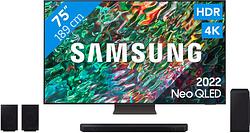 Foto van Samsung neo qled 75qn90b (2022) + soundbar