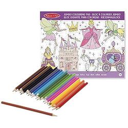 Foto van Kleurboek set met kleurpotloden met prinsessen - kleurboeken
