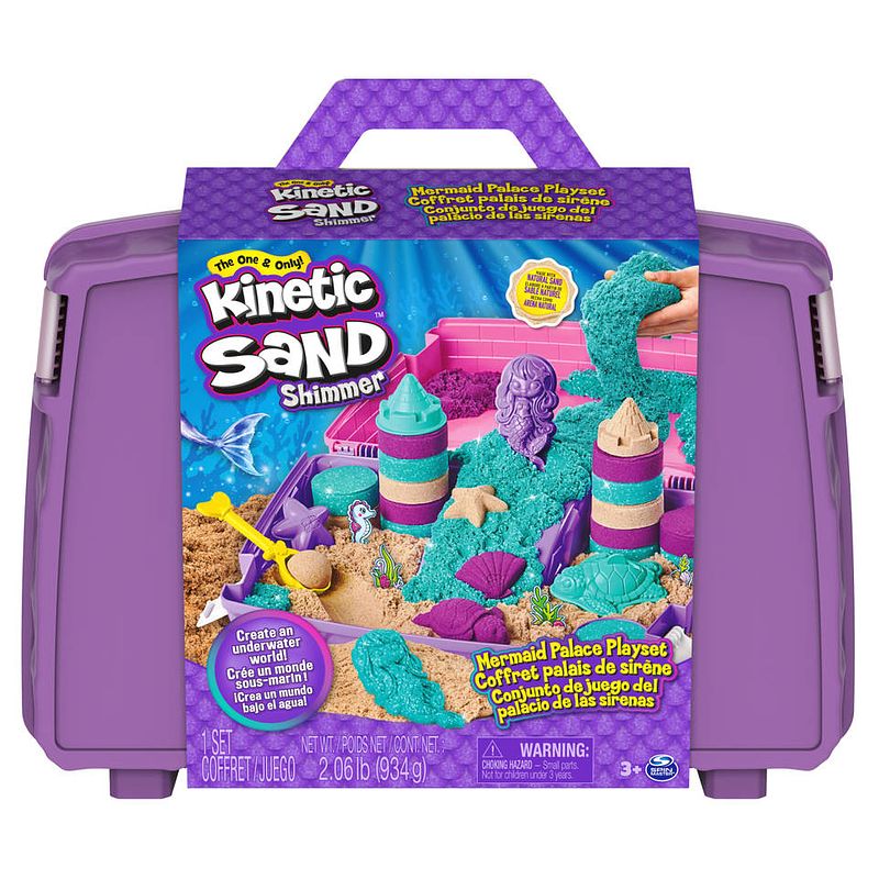 Foto van Kinetic sand zeemeerminpaleis speelset