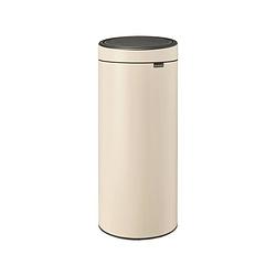 Foto van Brabantia touch bin afvalemmer 30 liter met kunststof binnenemmer - soft beige