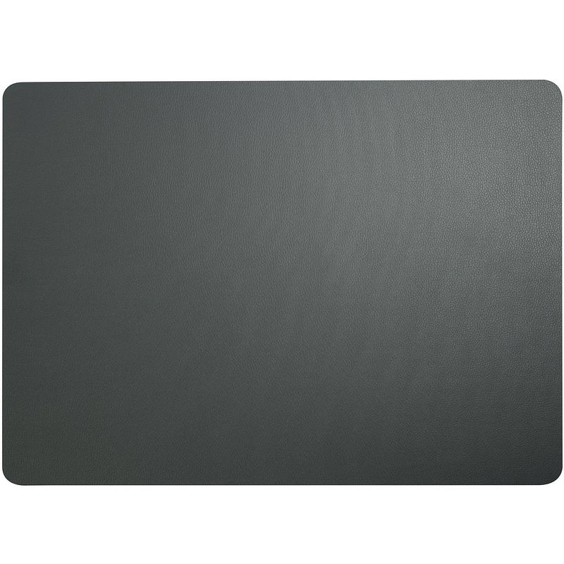Foto van Asa - t table top placemat 33x46cm basalt leather