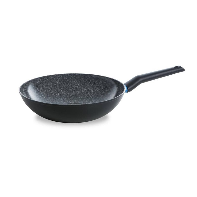 Foto van Bk blue label stone wokpan - ø 28 cm - keramisch (pfas vrij)