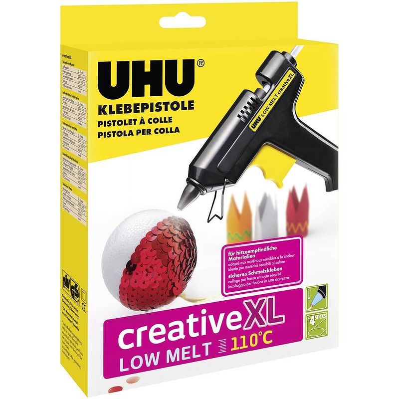 Foto van Uhu low melt creative xl lijmpistool 11 mm 40 w