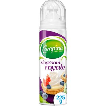 Foto van Campina slagroom royale spuitbus 225g bij jumbo