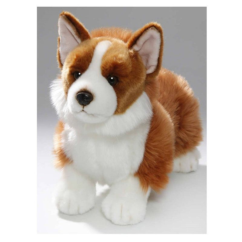 Foto van Pluche corgi hond knuffeldier 35 cm - knuffel huisdieren