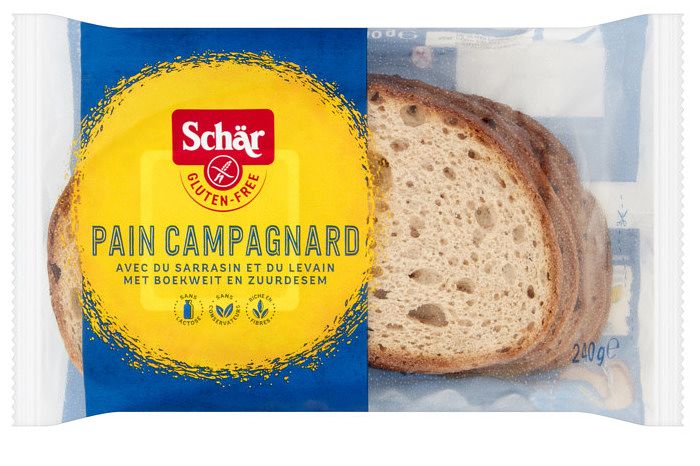 Foto van Schar pain campagnard brood glutenvrij