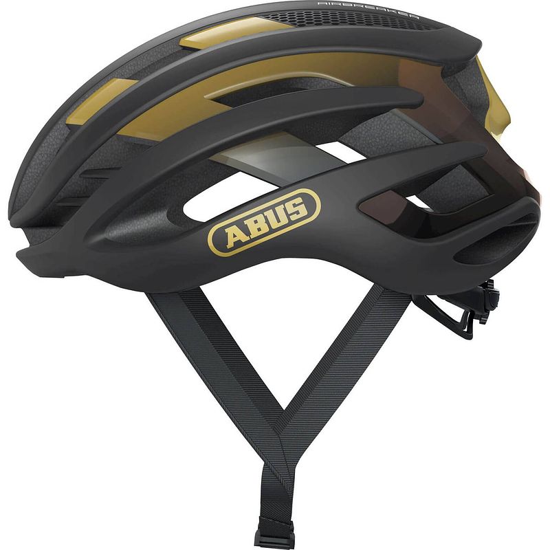 Foto van Abus helm airbreaker black gold m 52-58cm