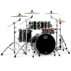 Foto van Mapex se504xm saturn evolution maple fusion piano black 4-delige shellset