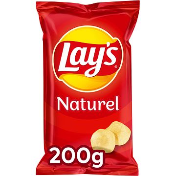 Foto van Lay's naturel chips 200gr bij jumbo