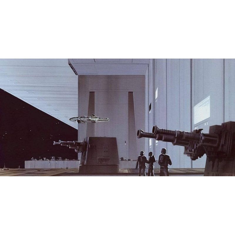 Foto van Komar star wars classic rmq death star hangar vlies fotobehang 500x250cm 10-banen