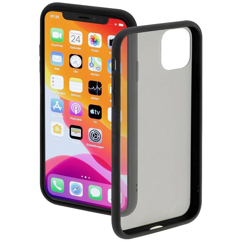 Foto van Hama invisible cover apple iphone 11 pro zwart, transparant