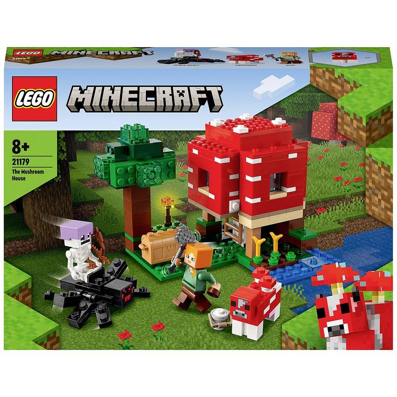 Foto van Lego minecraft het paddenstoelenhuis - 21179