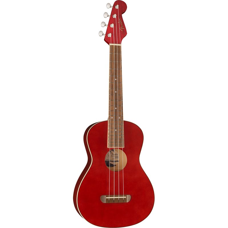 Foto van Fender california coast avalon wn cherry tenor ukelele