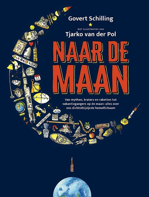 Foto van Naar de maan - govert schilling - ebook