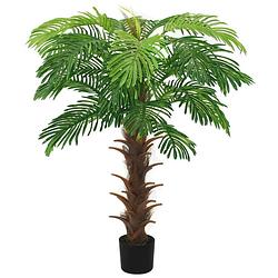 Foto van Infiori kunstplant met pot cycaspalm 140 cm groen