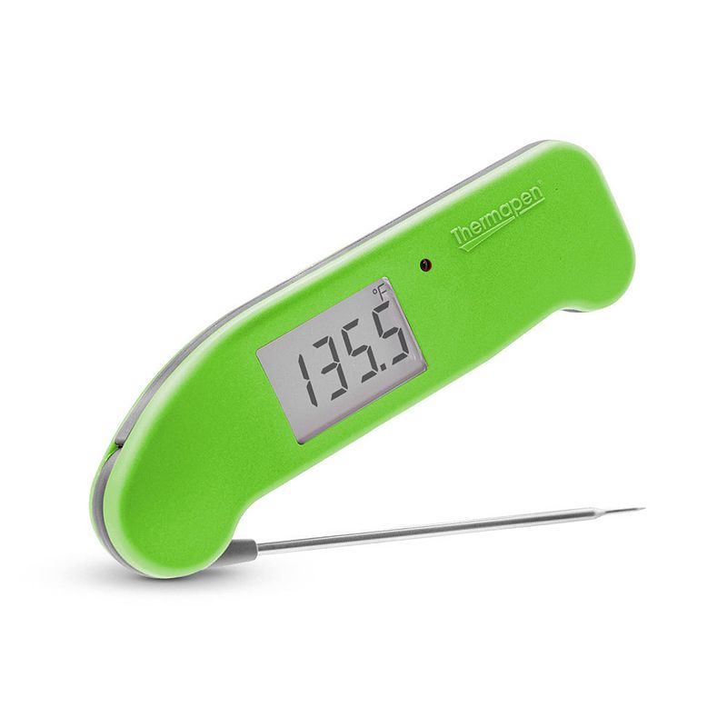 Foto van Thermapen one groen - bbq thermometer binnen - bbq thermometer koken