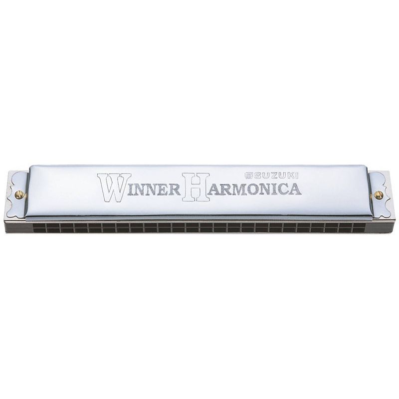 Foto van Suzuki mondharmonica tremolo 48 tonen c-majeur zilver