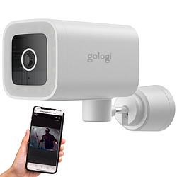 Foto van Gologi premium outdoorcamera - nachtzicht - camera - 4mp - ip camera - geluid/bewegingsdetectie - wifi/app - wit
