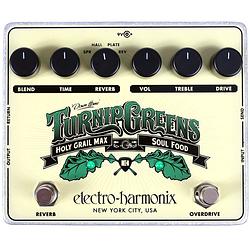 Foto van Electro harmonix turnip greens overdrive en reverb effectpedaal