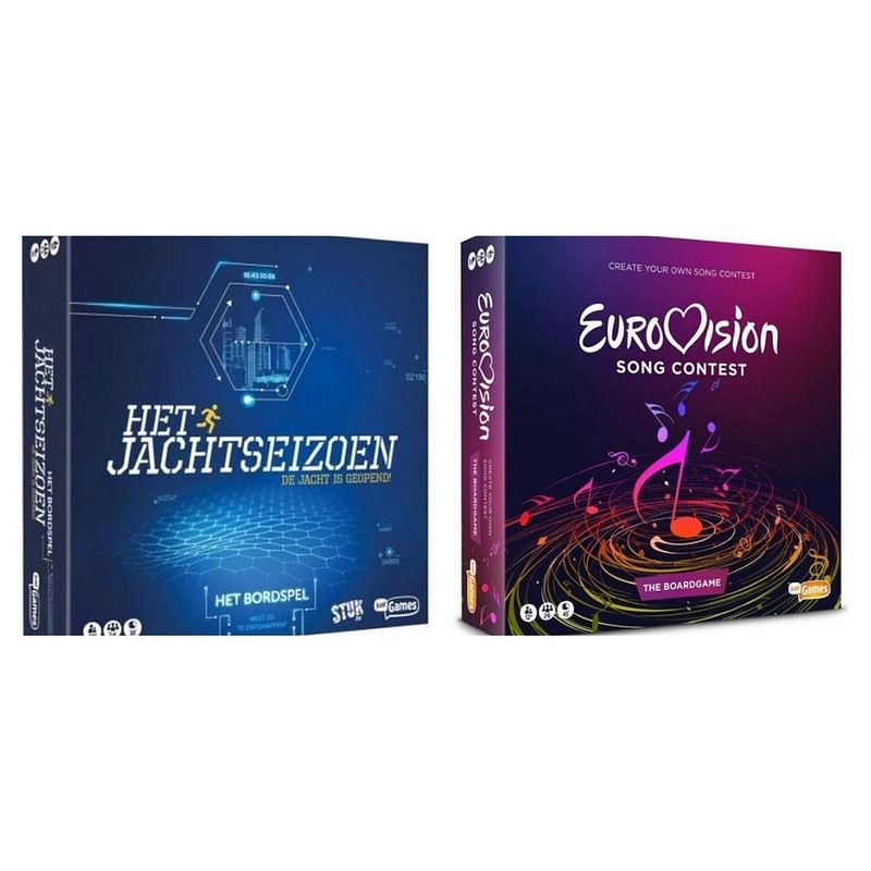 Foto van Spellenbundel - 2 stuks - eurovisie songfestival spel & het jachtseizoen