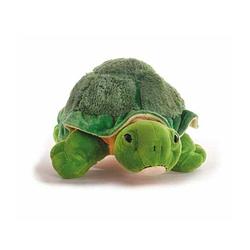 Foto van Inware pluche schildpad knuffeldier - groen - staand - 27 cm - knuffeldier