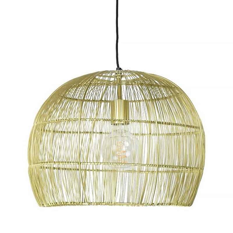 Foto van Urban interiors hanglamp frenk ø 42 cm ijzerdraad goud