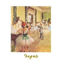 Foto van Edgar degas - la classe de danse kunstdruk 24x30cm