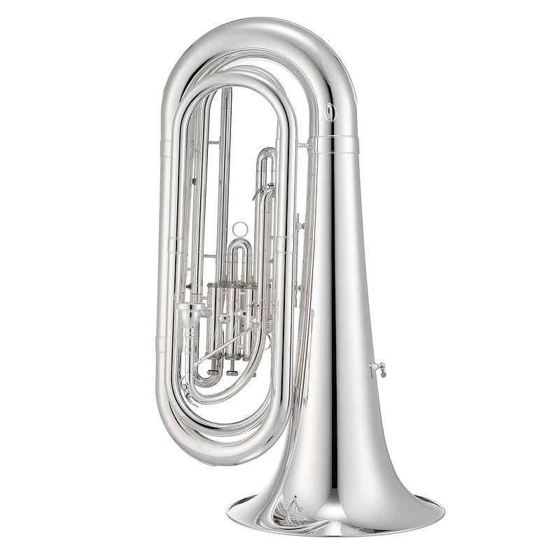 Foto van Jupiter jtu1030mn bb marching tuba (4/4 formaat, vernikkeld)