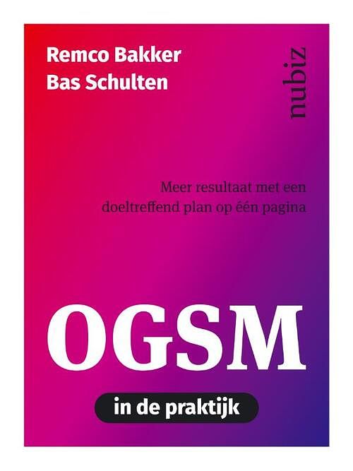 Foto van Ogsm in de praktijk - bas schulten, remco bakker - paperback (9789492790392)