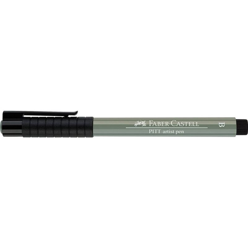 Foto van Tekenstift faber-castell pitt artist pen brush 172 aardegroen