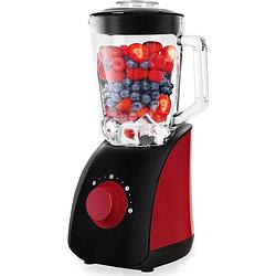 Foto van Blender - aigi panona - 1.5 liter - 750 watt - zwart/rood - rvs