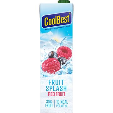 Foto van Coolbest fruitsplash red fruit 1l bij jumbo