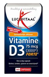 Foto van Lucovitaal vitamine d3 75mcg forte capsules