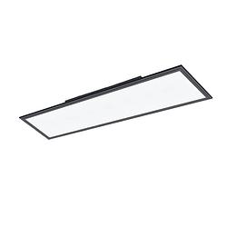 Foto van Eglo salobrena 1 plafondlamp - led - 120 cm - zwart/wit - aluminium