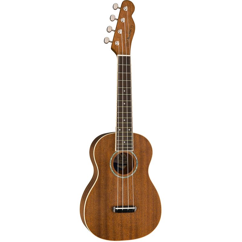 Foto van Fender california coast zuma concert ukelele naturel