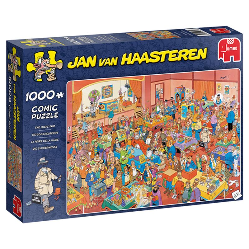 Foto van Jan van haasteren puzzel de goochelbeurs - 1000 stukjes