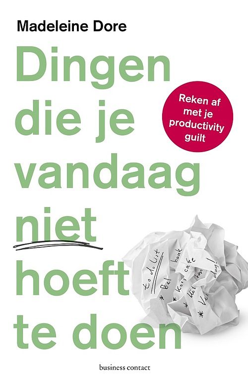 Foto van Dingen die je vandaag niet hoeft te doen - madeleine dore - ebook (9789047015697)