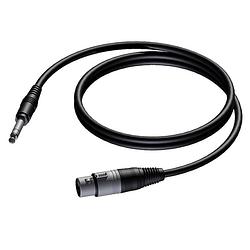 Foto van Procab cab723 basic xlr female - jack stereo male 1.50 meter