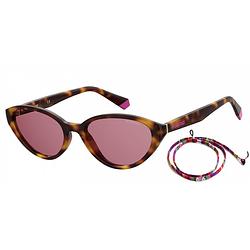 Foto van Polaroid zonnebril 6109/s dames cat-eye bruin/roze