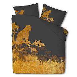 Foto van Presence golden panther dekbedovertrek lits-jumeaux (240 x 220 cm + 2 kussenslopen) dekbedovertrek