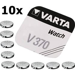 Foto van Varta v370 30mah 1.55v knoopcel batterij - 10 stuks